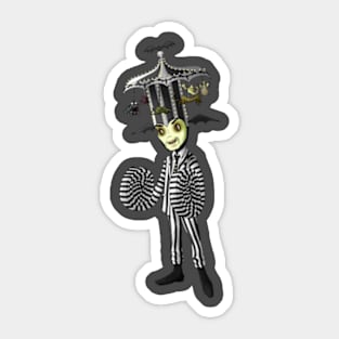 carnival beetlejuice Sticker